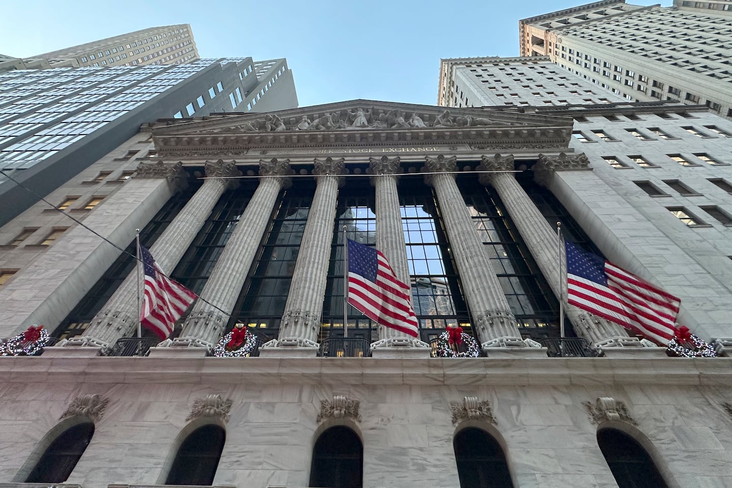 The New York Stock Exchange.